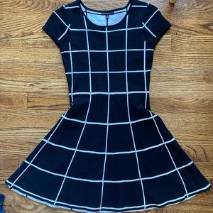 Black and white girls dress